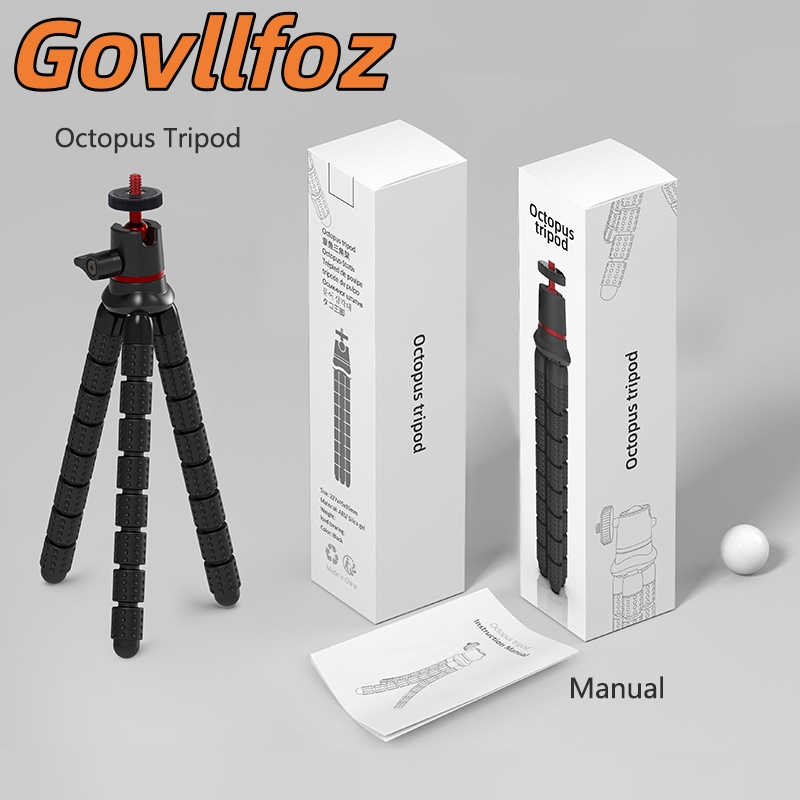Webcam Stand Clip - Mini trépied flexible universel pour photographie,