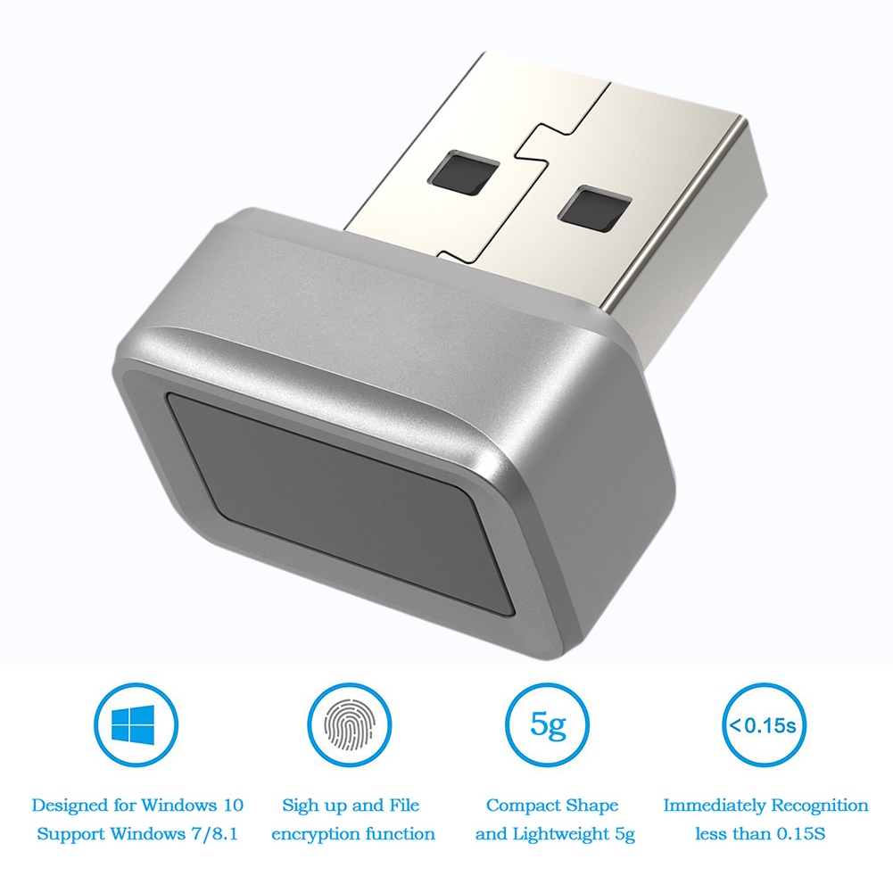 Fingerprint Reader Usb - Lecteur d'empreintes digitales USB FIDO U2F,
