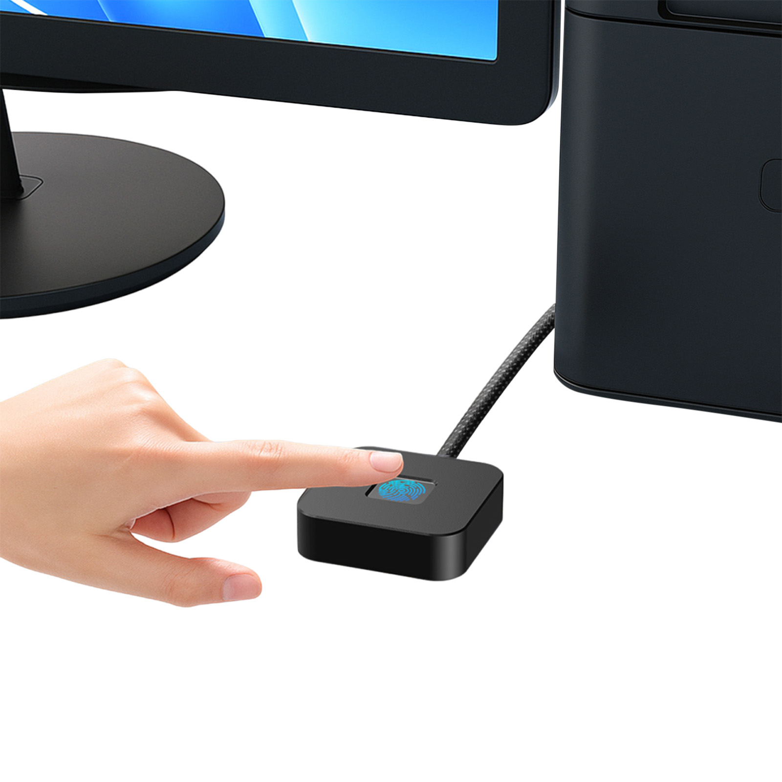 Fingerprint Reader Usb - Lecteur d'empreintes digitales USB avec câble