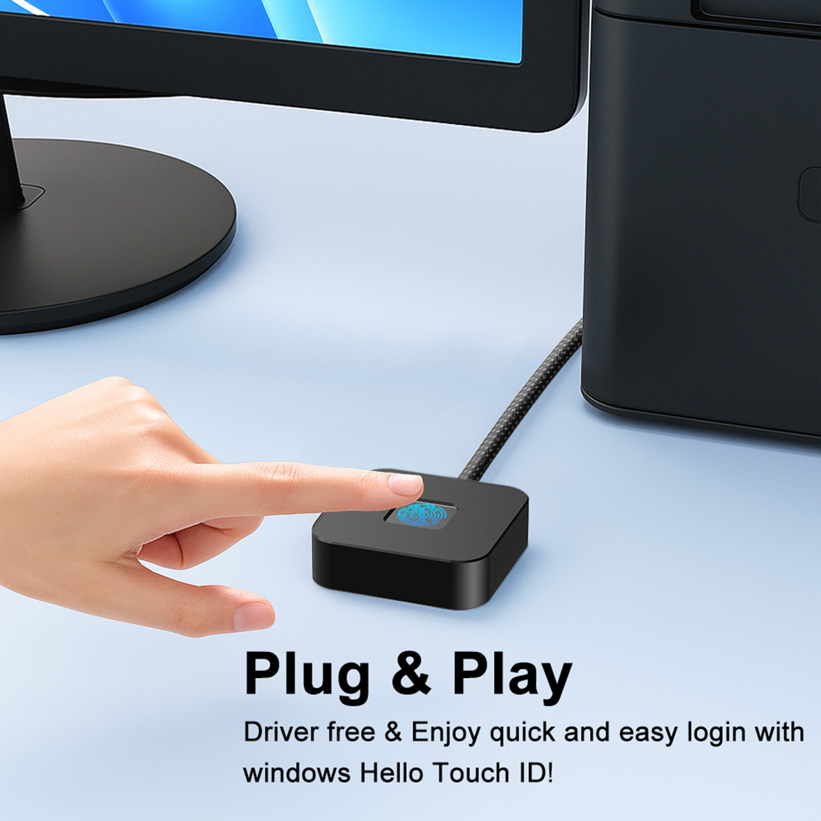 Fingerprint Reader Usb - Lecteur d'empreintes digitales USB pour Windows