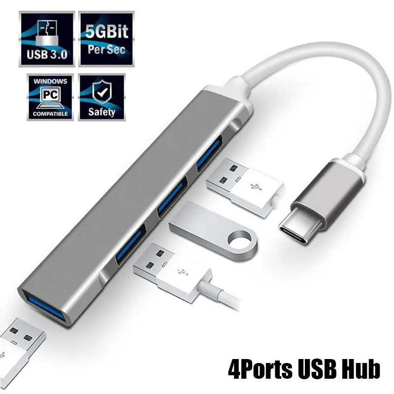 Multi Port Usb Hub - Hub USB 3.0 à 4 ports,
