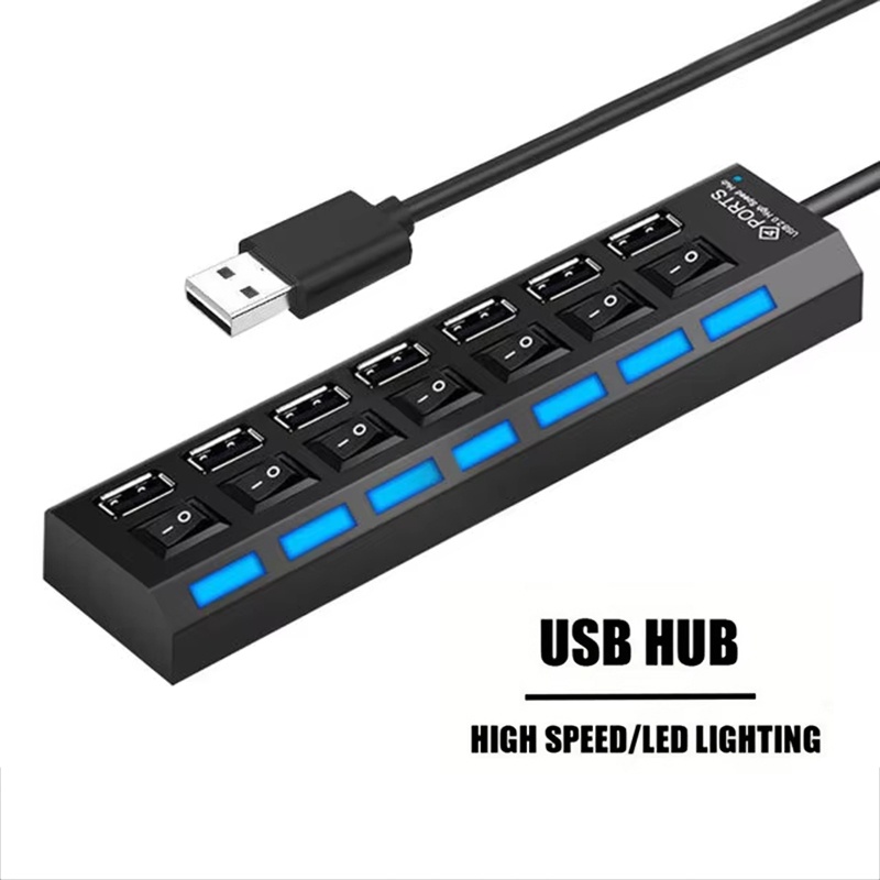 Multi Port Usb Hub - Répartiteur Hub USB 2.0 à 7