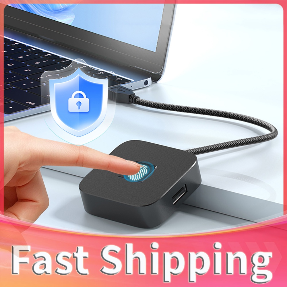 Fingerprint Reader Usb - Lecteur d'empreintes digitales avec hub USB