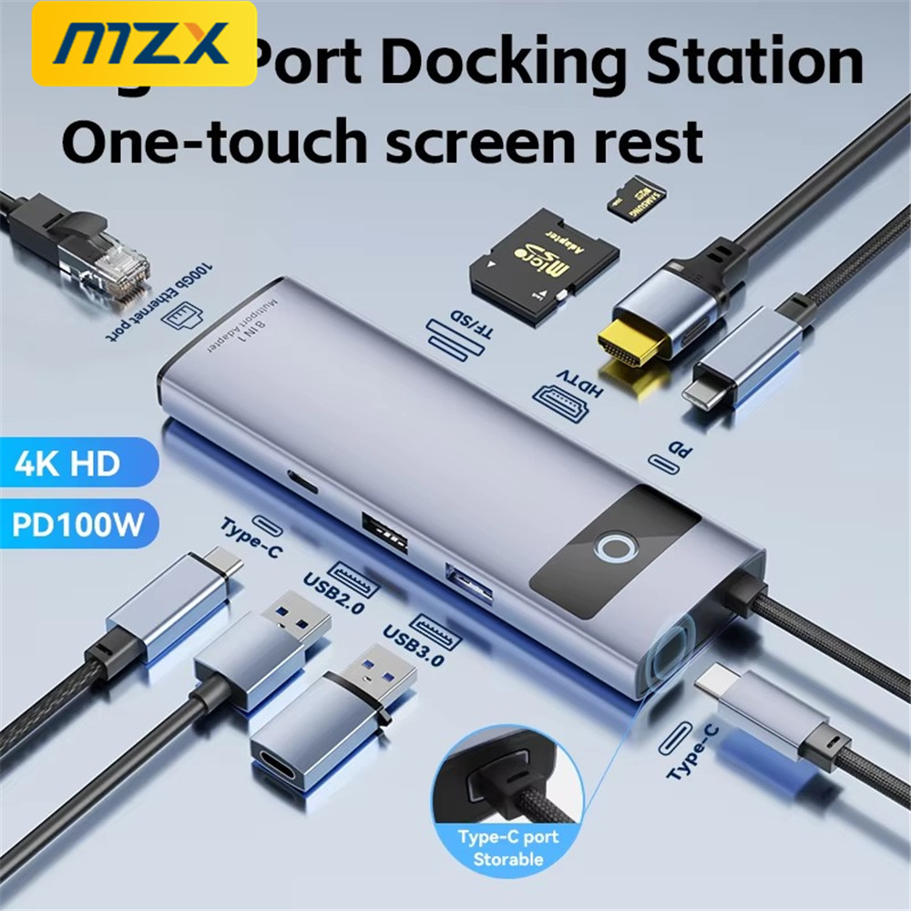 Multi Port Usb Hub - Station d'accueil USB C MZX 8