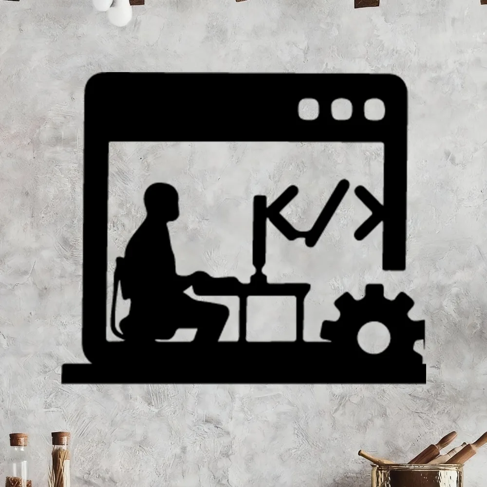 Office Tech Software - CIFBUY Décoration murale en métal, cadeau