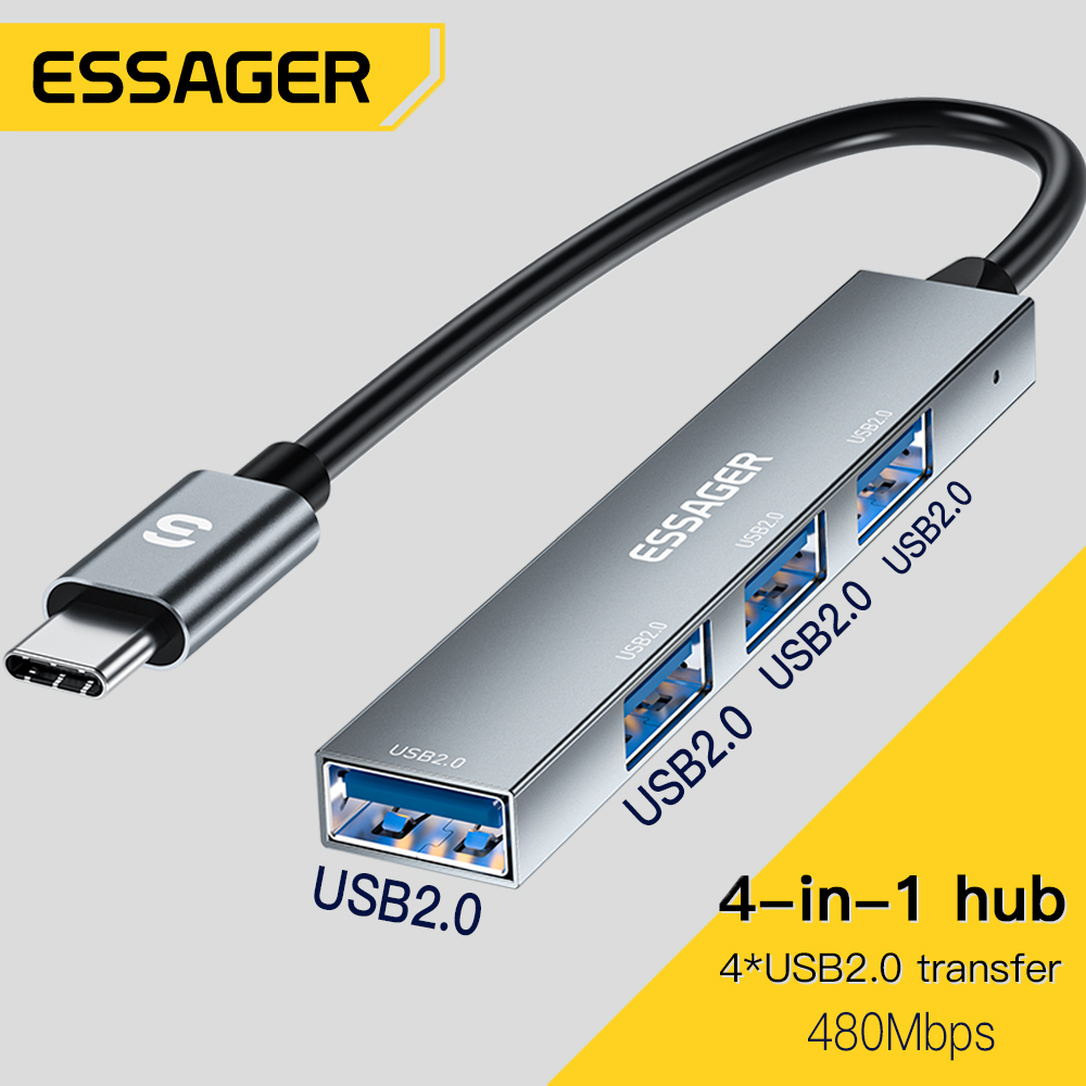 Essager 4 en 1 USB C câble Hub - Multi Port Usb Hub avis et prix