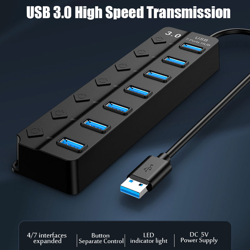 Hub USB 3.0, adaptateur d'alim - Multi Port Usb Hub avis et prix