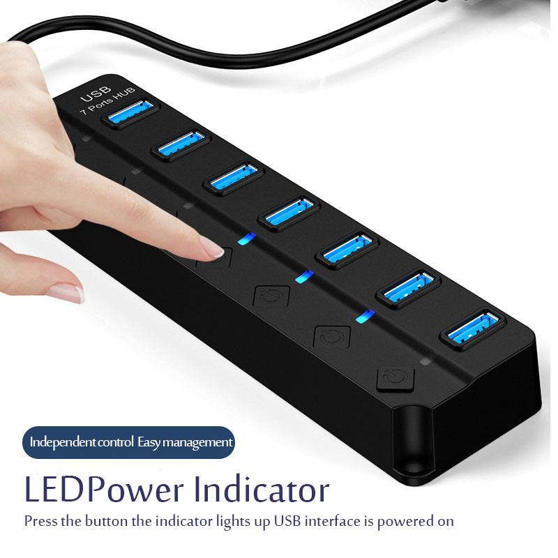 Hub USB 3.0, adaptateur d'alim - Multi Port Usb Hub avis et prix
