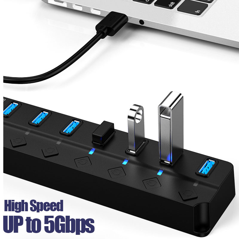 Hub USB 3.0, adaptateur d'alim - Multi Port Usb Hub avis et prix