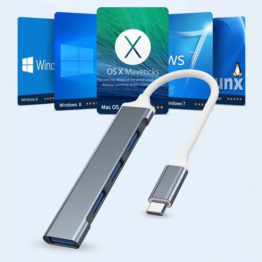 Hub USB 3.0 à 4 ports, type C, - Multi Port Usb Hub avis et prix