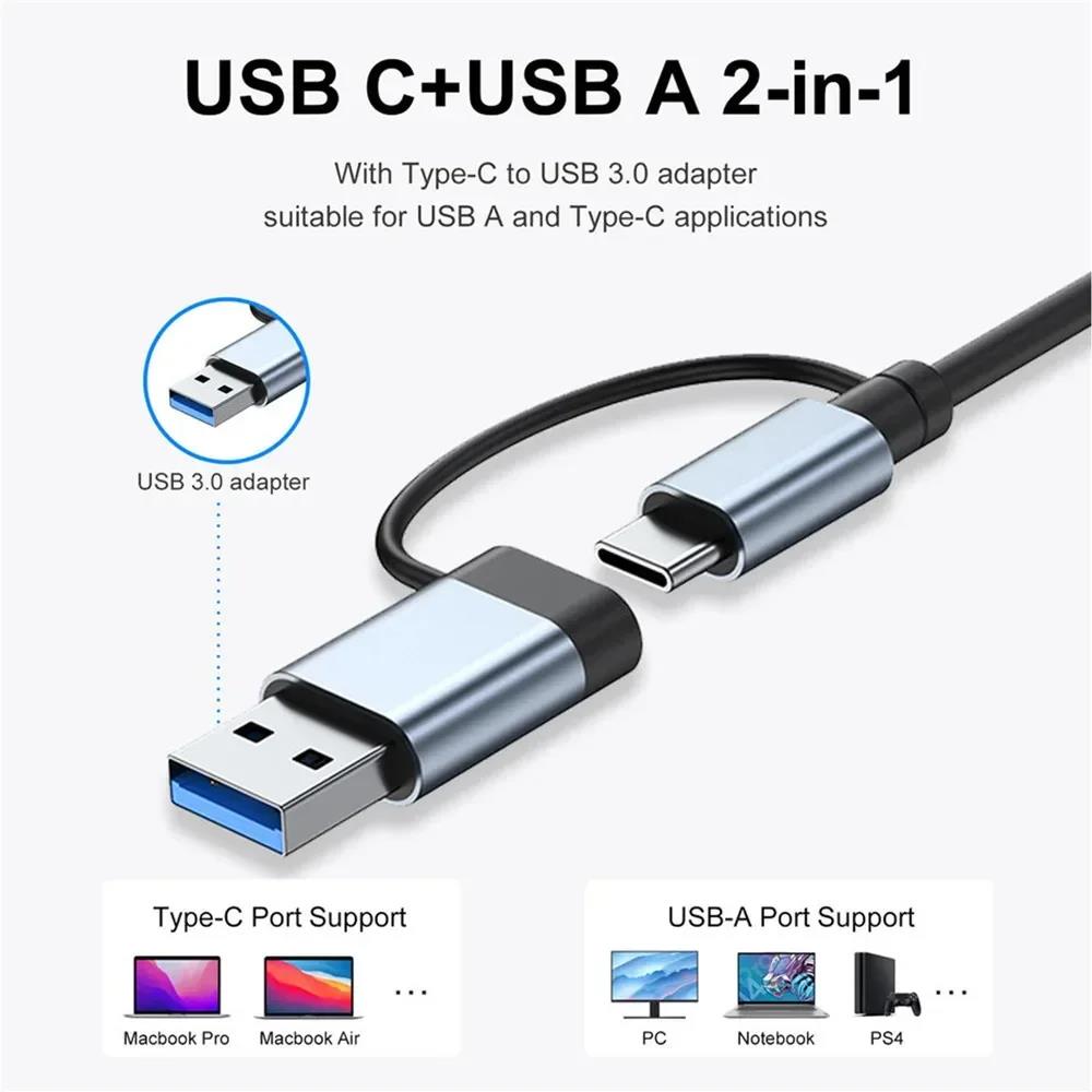 Hub USB Type C 8 en 1, extensi - Multi Port Usb Hub avis et prix