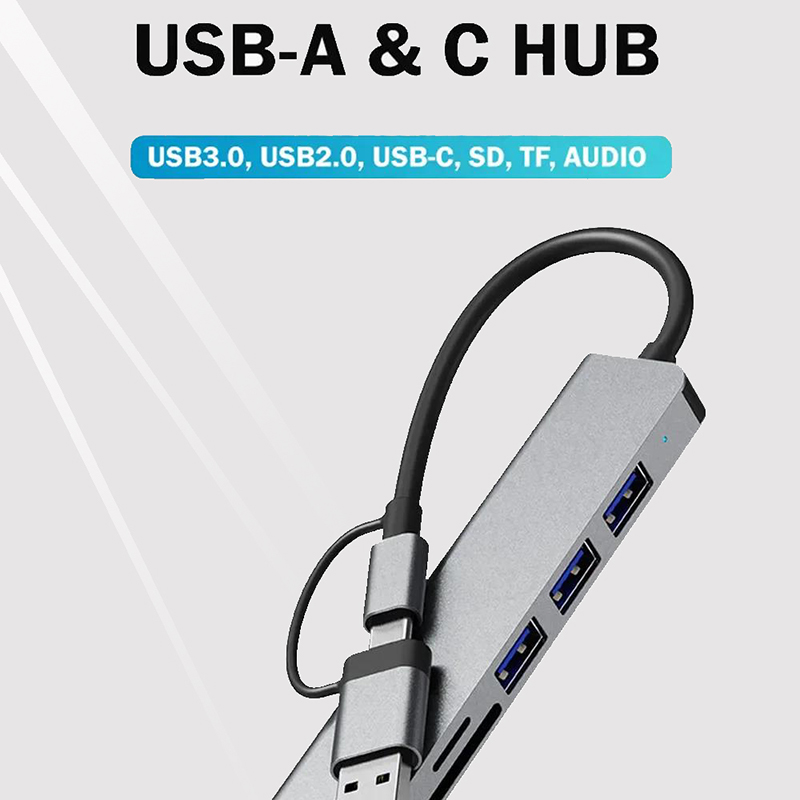Hub USB Type C 8 en 1, extensi - Multi Port Usb Hub avis et prix
