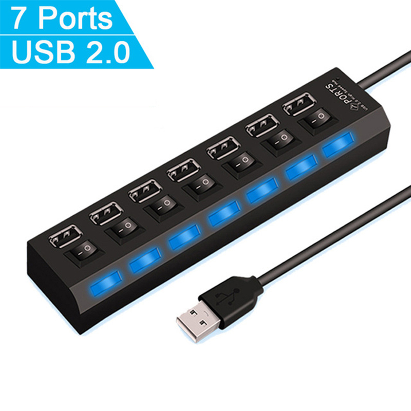 Répartiteur Hub USB 2.0 à 7 po - Multi Port Usb Hub avis et prix