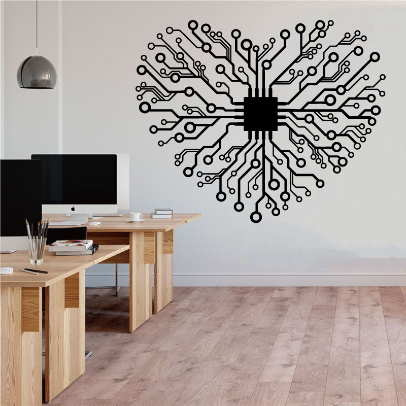 Autocollant mural en vinyle Lo - Office Tech Software avis et prix