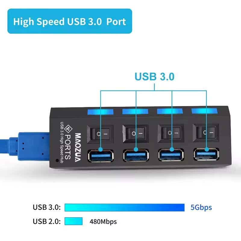 HUB USB haute vitesse à 4 Port - Multi Port Usb Hub avis et prix