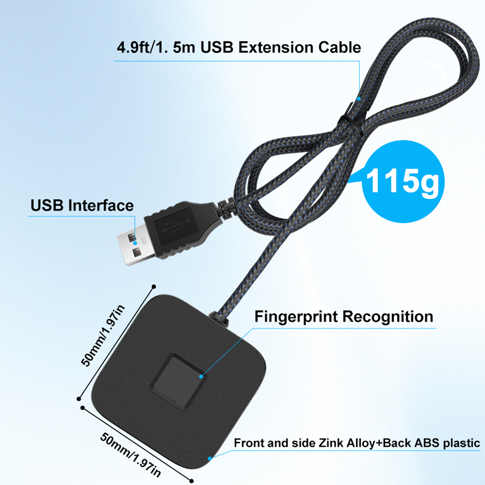 Lecteur d'empreintes digitales - Fingerprint Reader Usb avis et prix